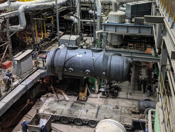 Монтаж подогревателя сетевого горизонтального